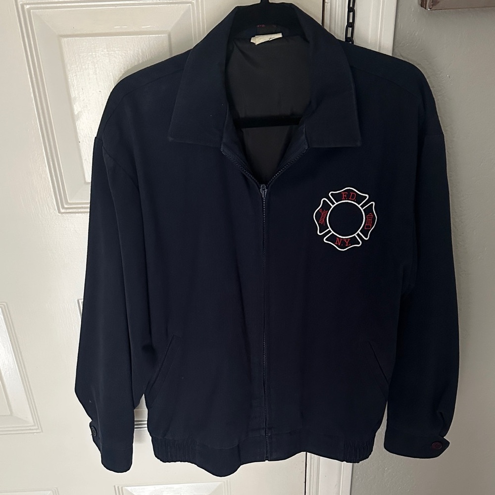 Vintage Men's Legit NYFD Firefighter Jacket • Size S • Made In USA • Like New